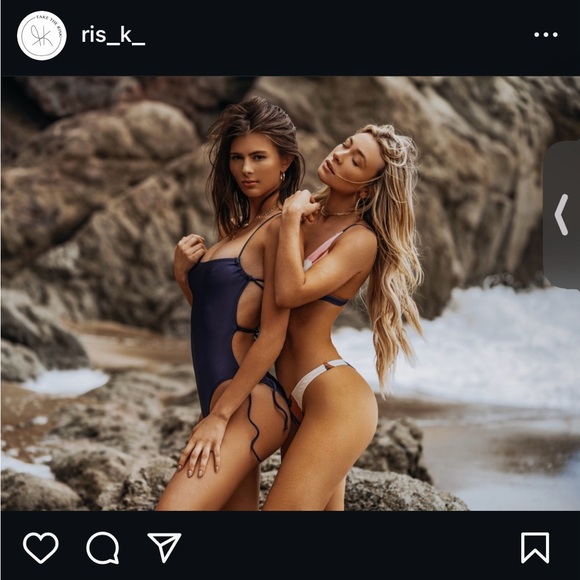 Brand new with tags blue one piece bathing suit - Picture 3 of 3